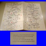 1970s RTW Caligraphy menu combo